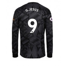 Arsenal Gabriel Jesus #9 Bortatröja 2022-23 Långa ärmar